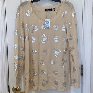 Skull Cashmere Open Back Sweater